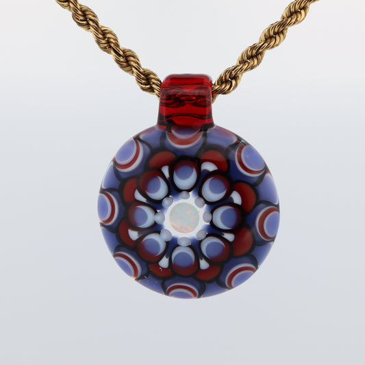 Nightwolf Red White and Blue Duo Pendant Package