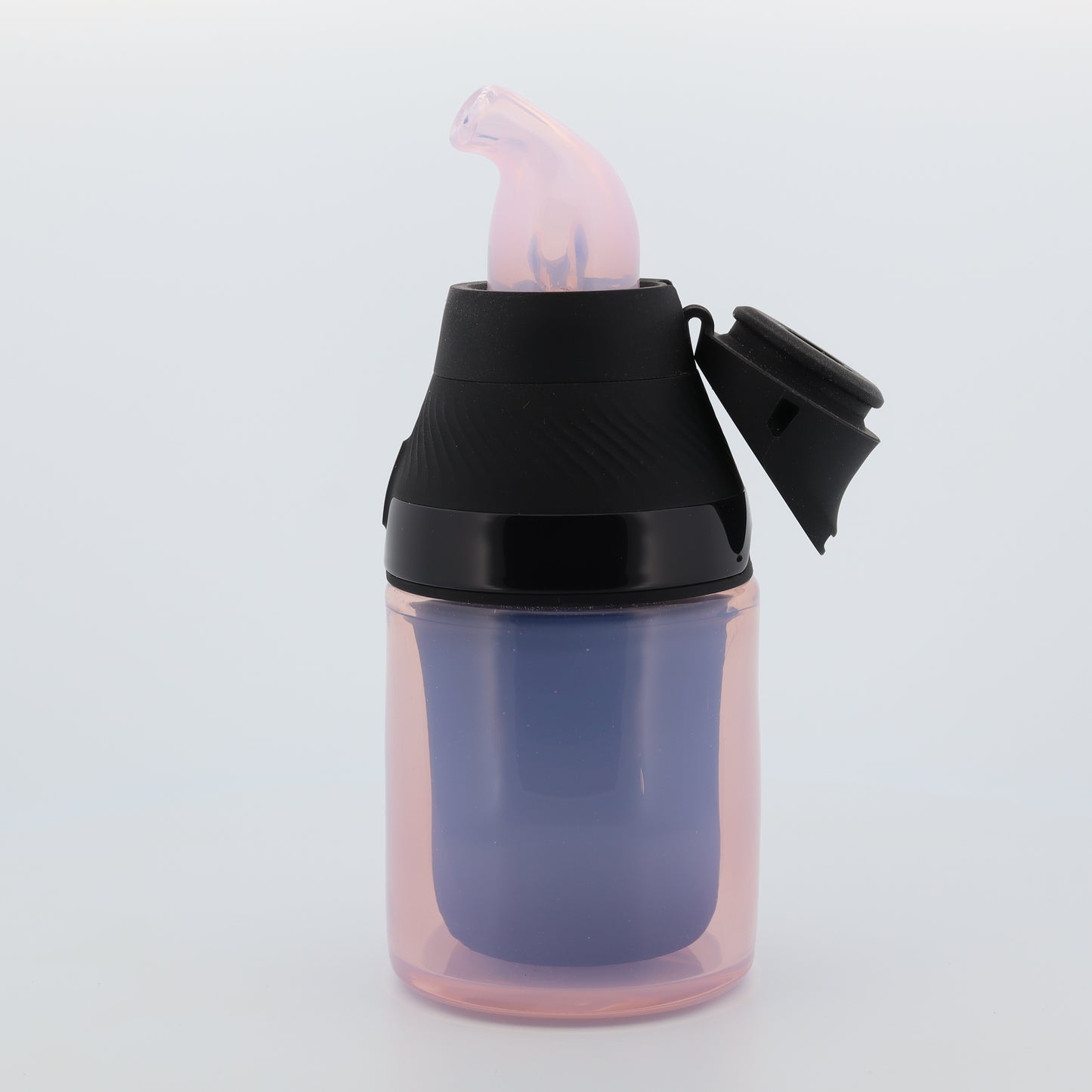 Shaggy Glass Pink Slyme Frit “Tanks & Snorkel” Set for Puffco Proxy Core