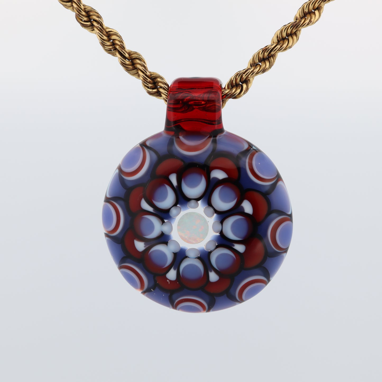 Nightwolf Red White and Blue Duo Pendant Package