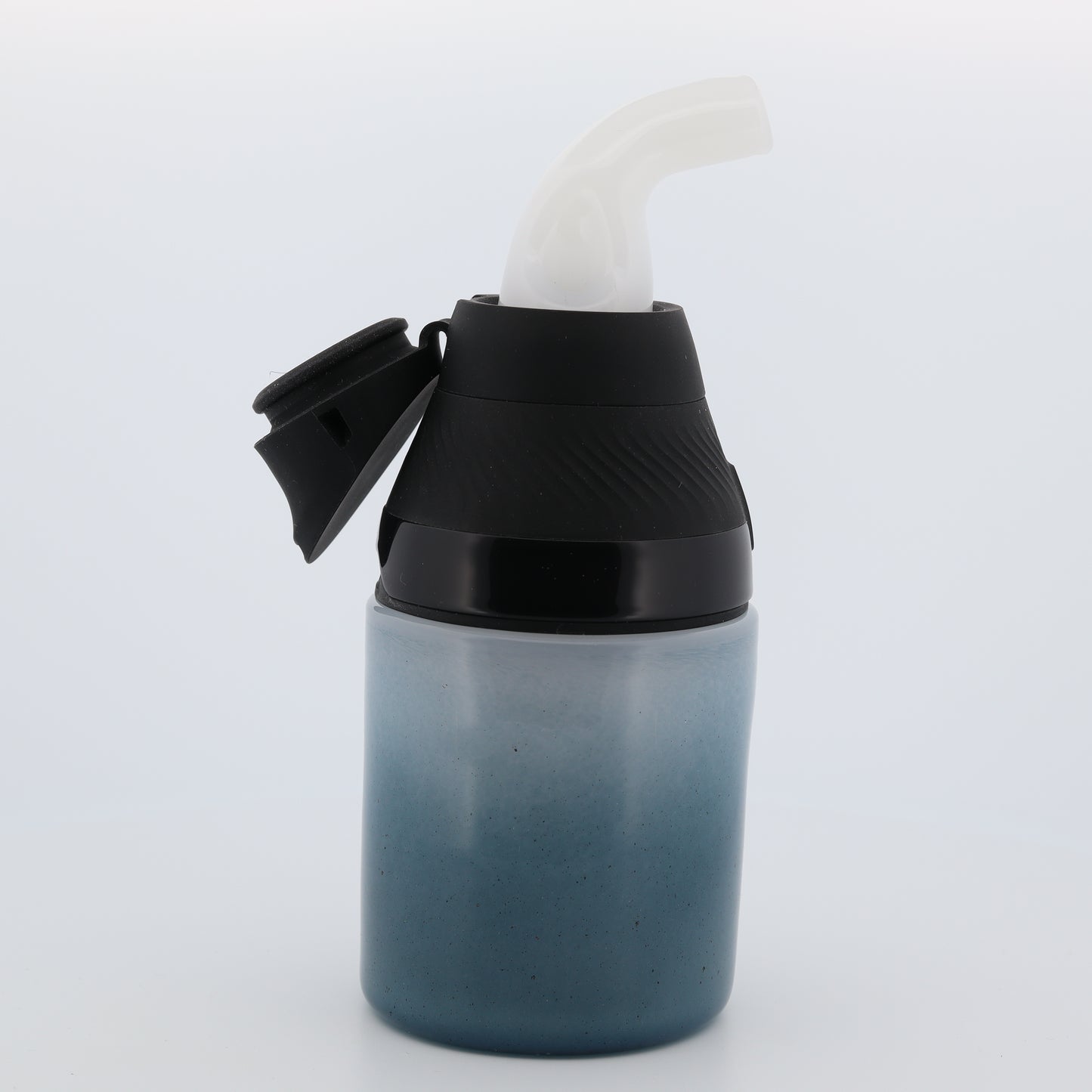 Shaggy Glass Sparkly Blue & White Frit “Tanks & Snorkel” Set for Puffco Proxy Core
