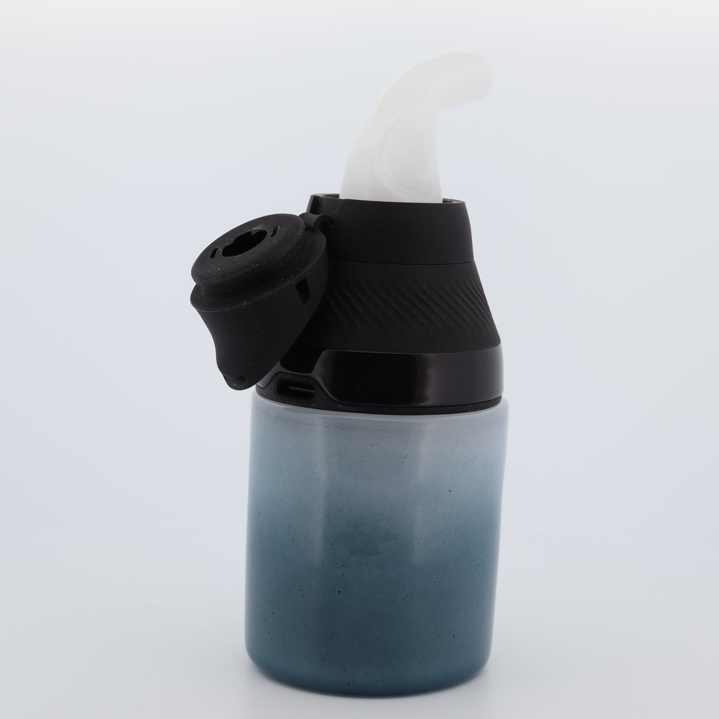 Shaggy Glass Sparkly Blue & White Frit “Tanks & Snorkel” Set for Puffco Proxy Core