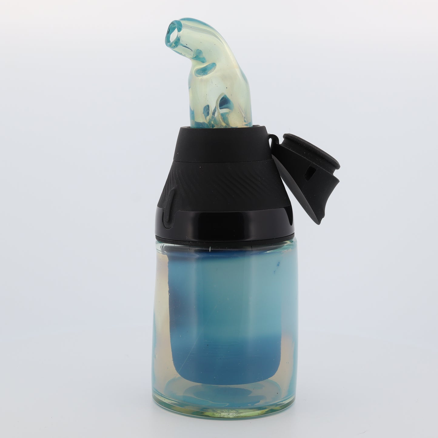 Shaggy Glass Blue Fumed “Tanks & Snorkel” Set for Puffco Proxy Core