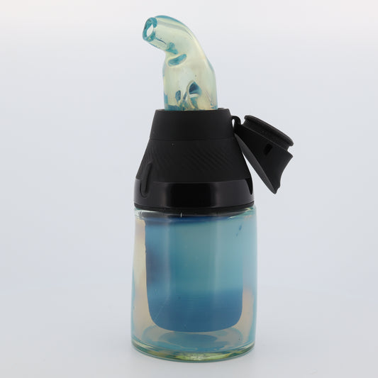 Shaggy Glass Blue Fumed “Tanks & Snorkel” Set for Puffco Proxy Core