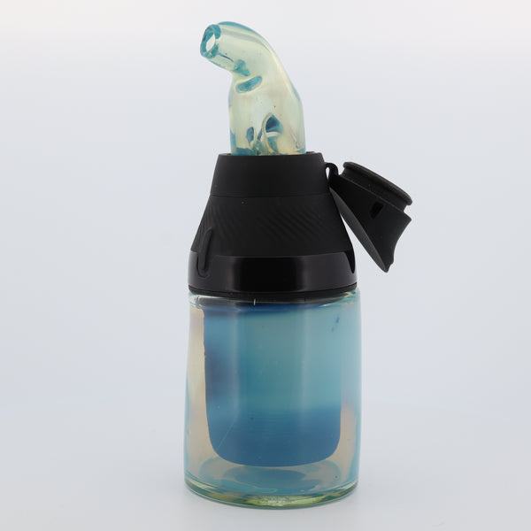 Shaggy Glass Blue Fumed “Tanks & Snorkel” Set for Puffco Proxy Core