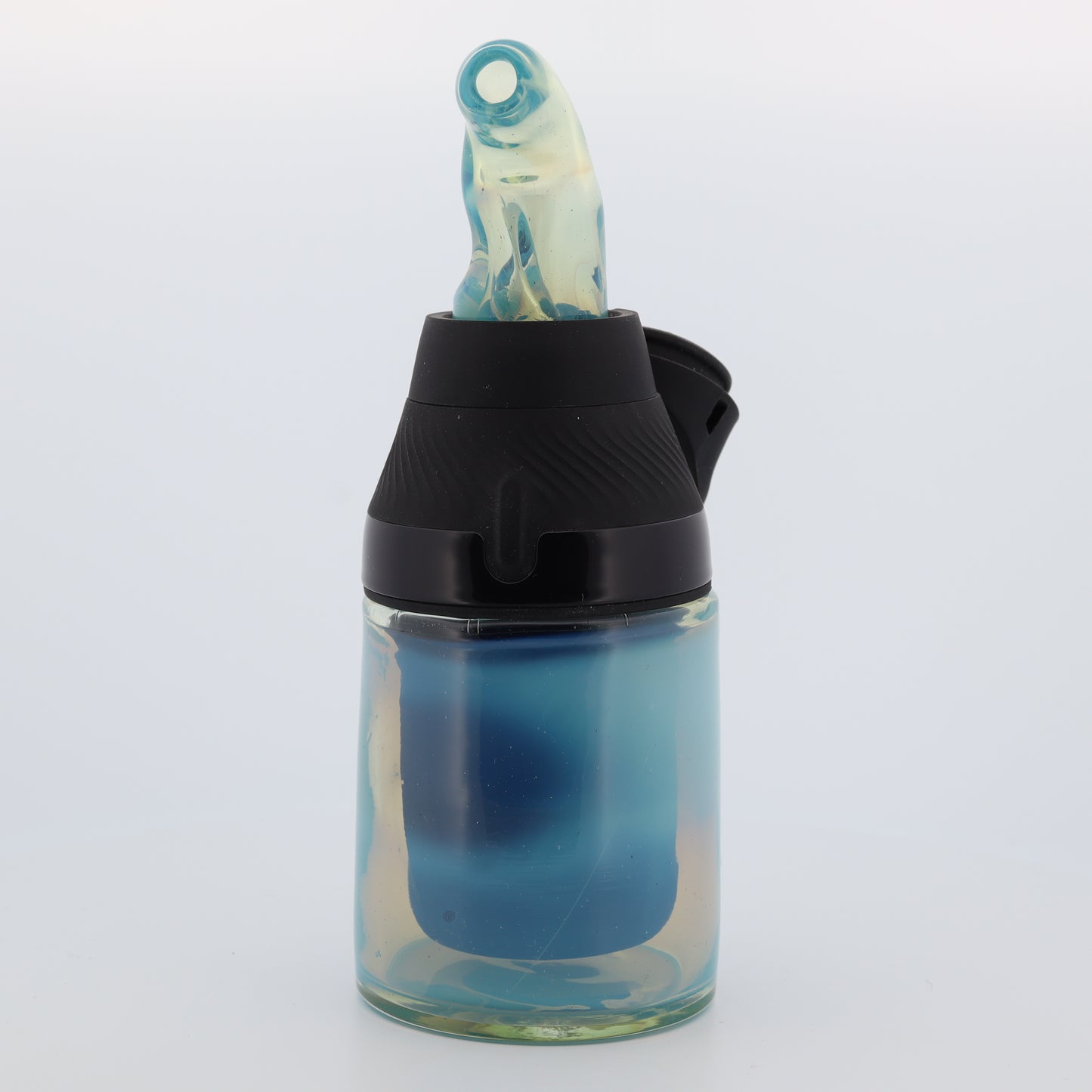 Shaggy Glass Blue Fumed “Tanks & Snorkel” Set for Puffco Proxy Core