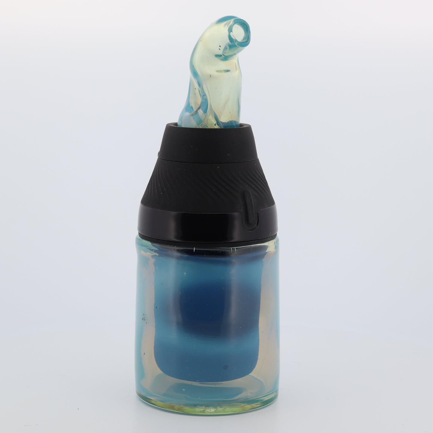 Shaggy Glass Blue Fumed “Tanks & Snorkel” Set for Puffco Proxy Core