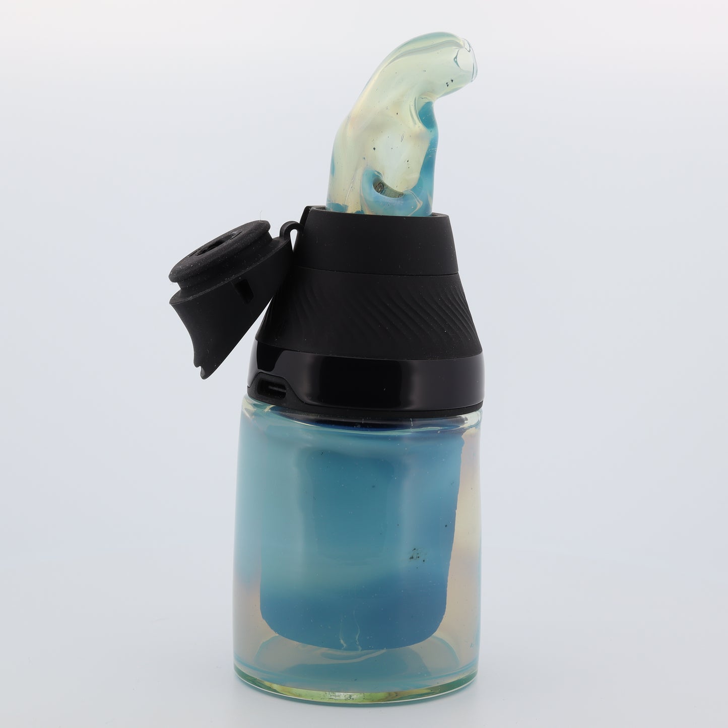 Shaggy Glass Blue Fumed “Tanks & Snorkel” Set for Puffco Proxy Core