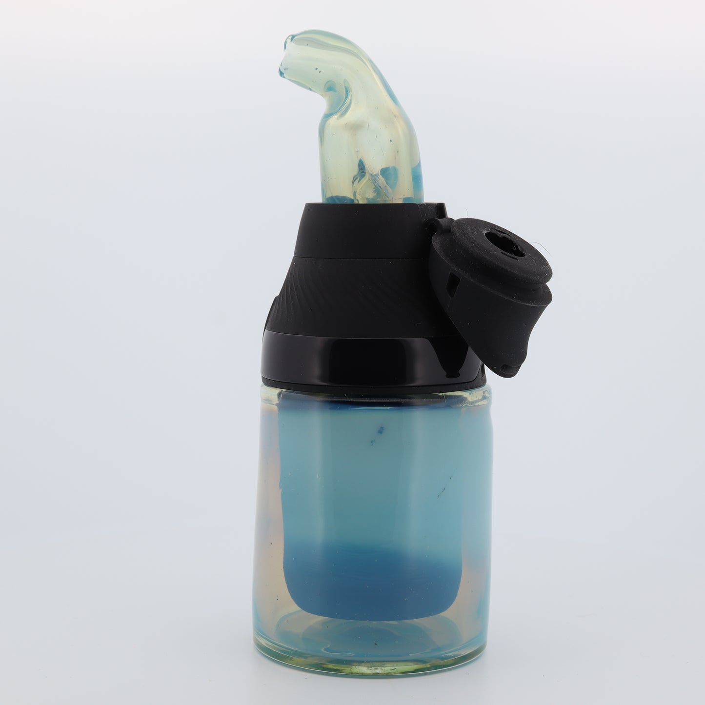 Shaggy Glass Blue Fumed “Tanks & Snorkel” Set for Puffco Proxy Core