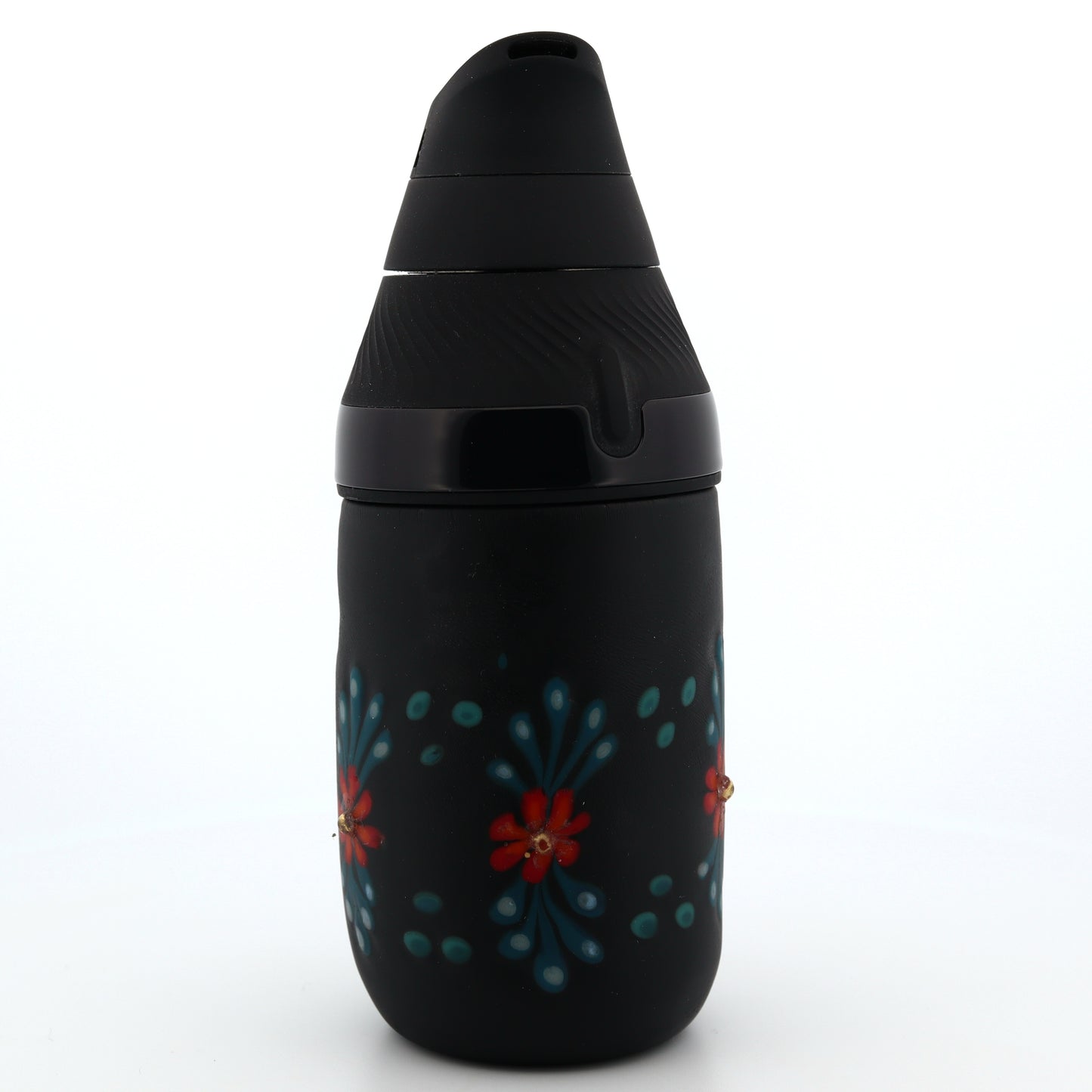 Sarita Glass Black Frosted Floral Core Tank
