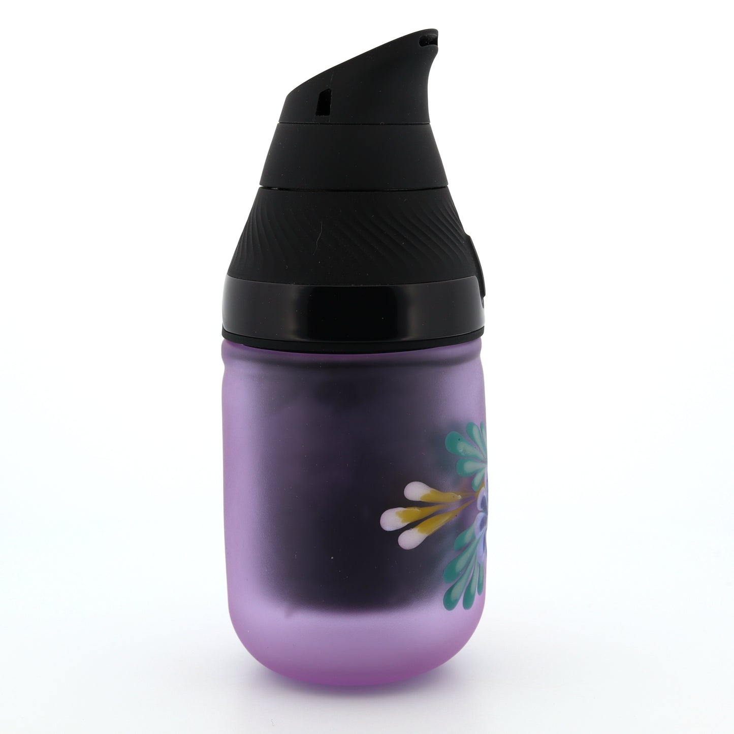 Sarita Glass Frosted Purple Floral Core Tank