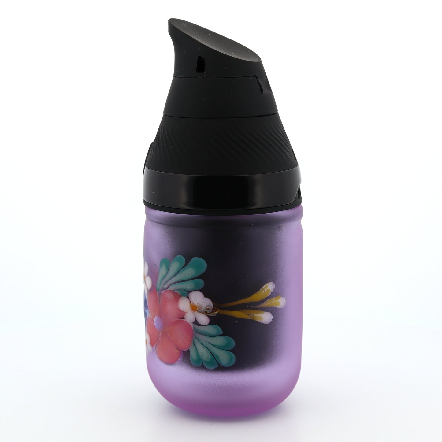 Sarita Glass Frosted Purple Floral Core Tank