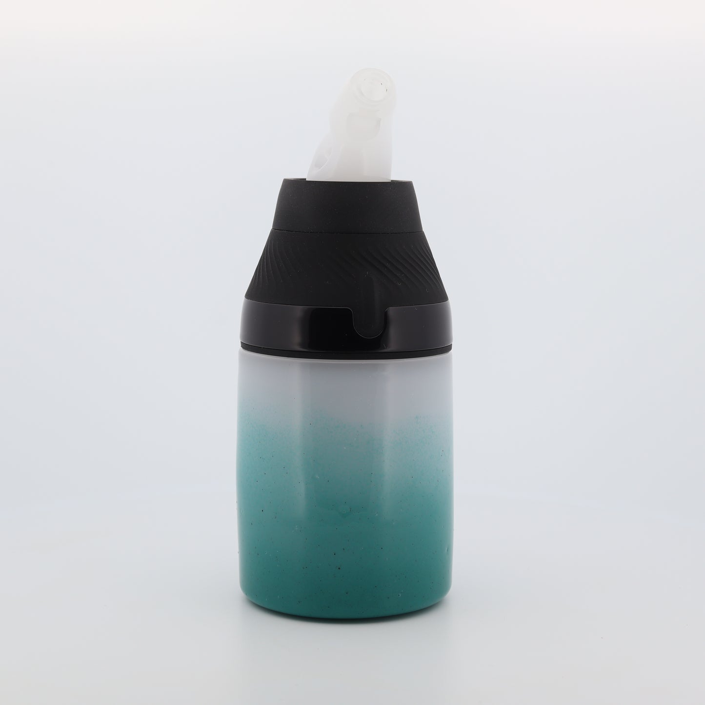 Shaggy Glass White & Teal Frit “Tanks & Snorkel” Set for Puffco Proxy Core
