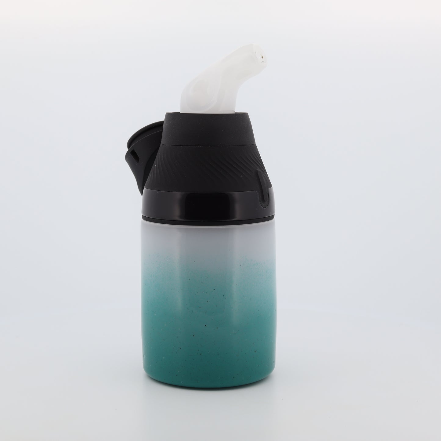 Shaggy Glass White & Teal Frit “Tanks & Snorkel” Set for Puffco Proxy Core