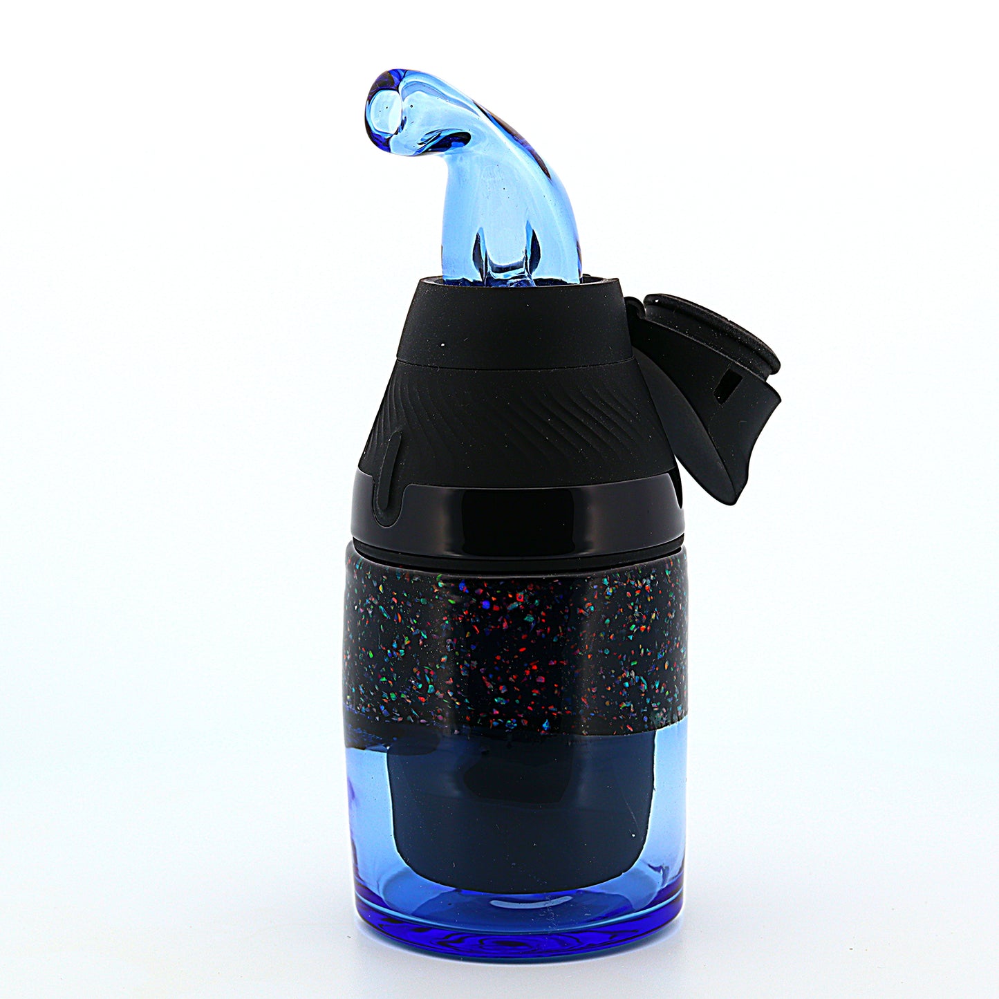 Shaggy Glass Blue & Opal “Tanks & Snorkel” Set for Puffco Proxy Core