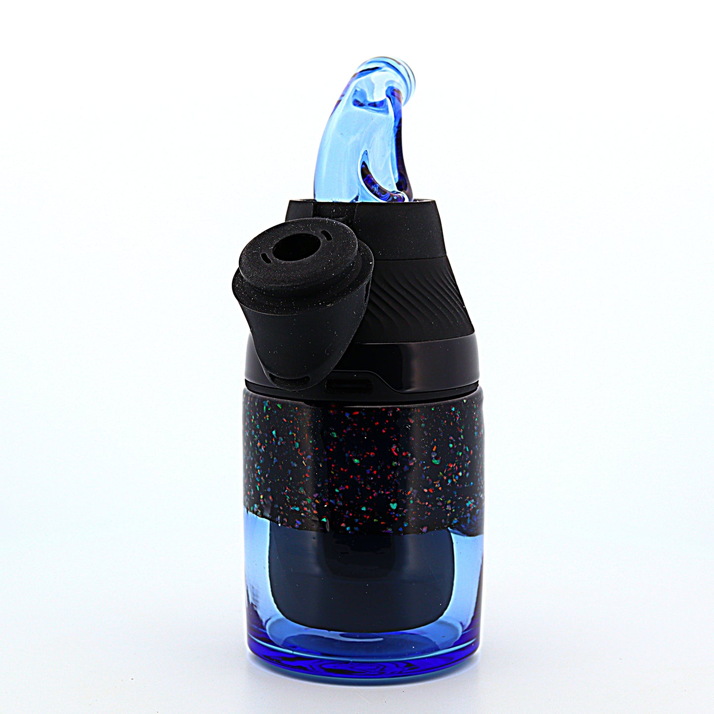 Shaggy Glass Blue & Opal “Tanks & Snorkel” Set for Puffco Proxy Core