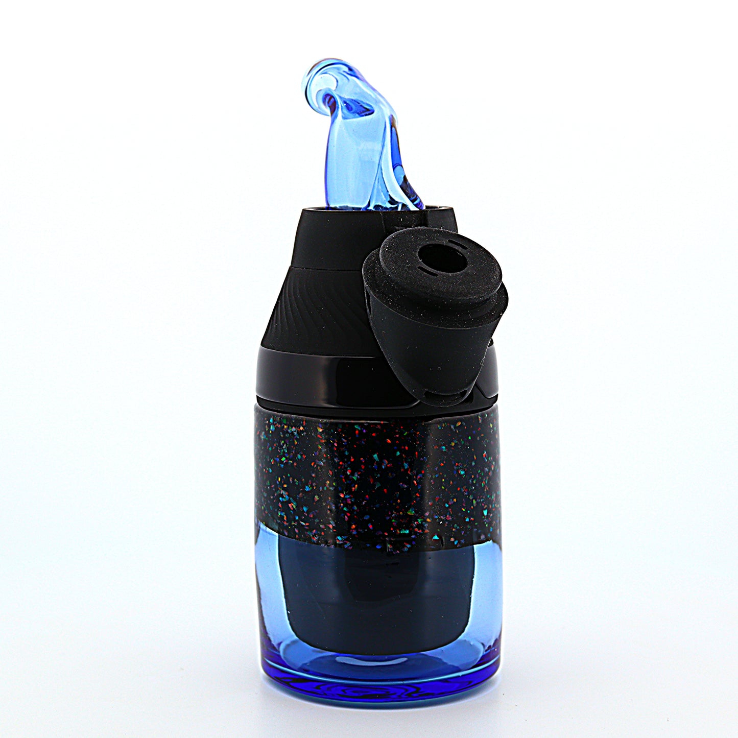 Shaggy Glass Blue & Opal “Tanks & Snorkel” Set for Puffco Proxy Core