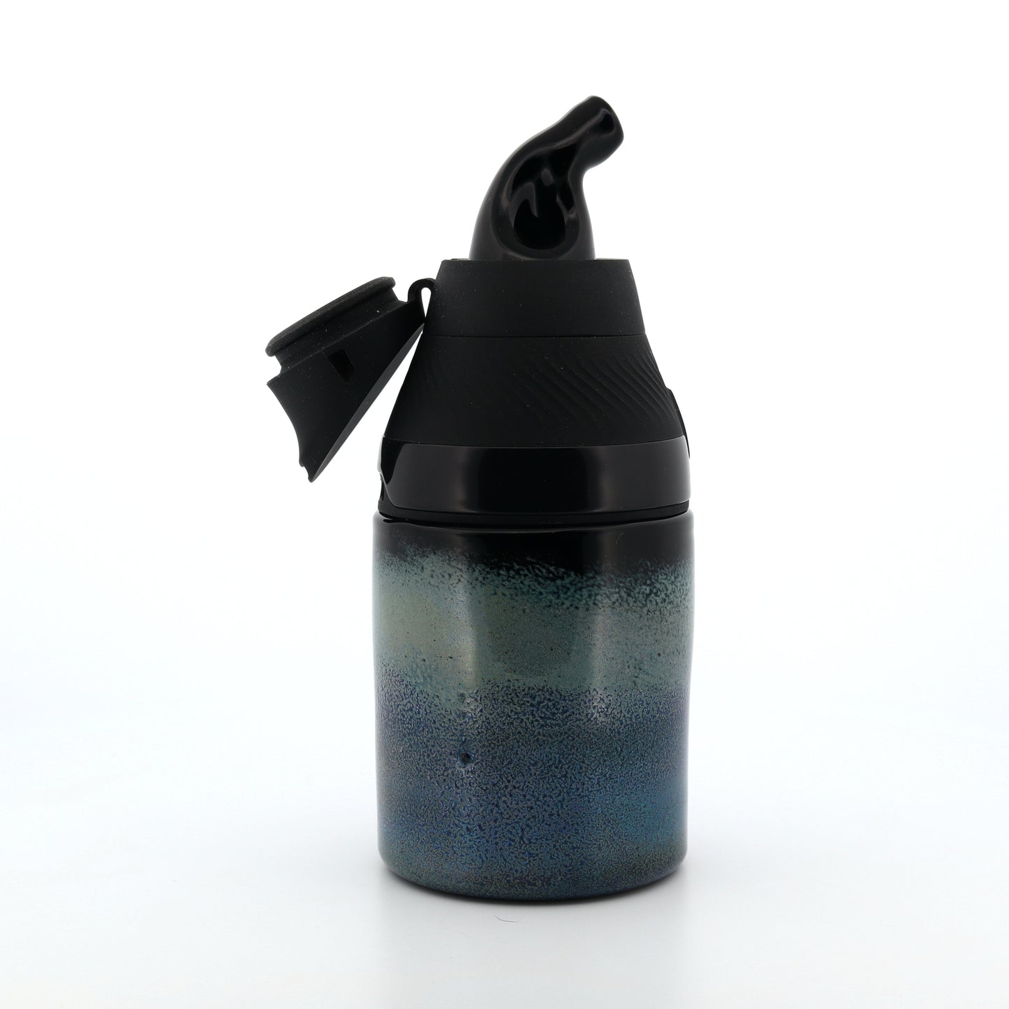 Shaggy Glass Smoky Blue Frit “Tank & Snorkel” Set for Puffco Proxy Core