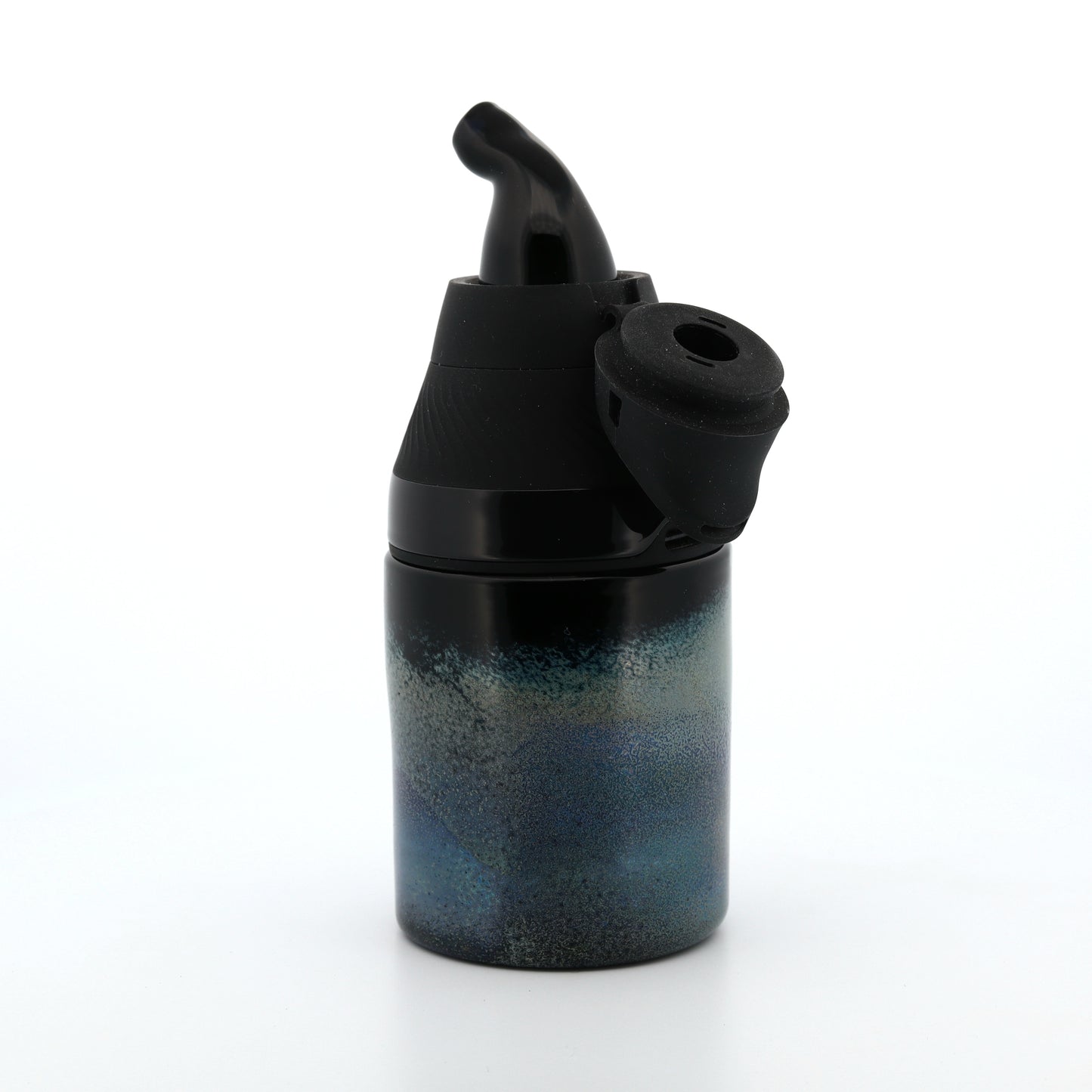 Shaggy Glass Smoky Blue Frit “Tank & Snorkel” Set for Puffco Proxy Core