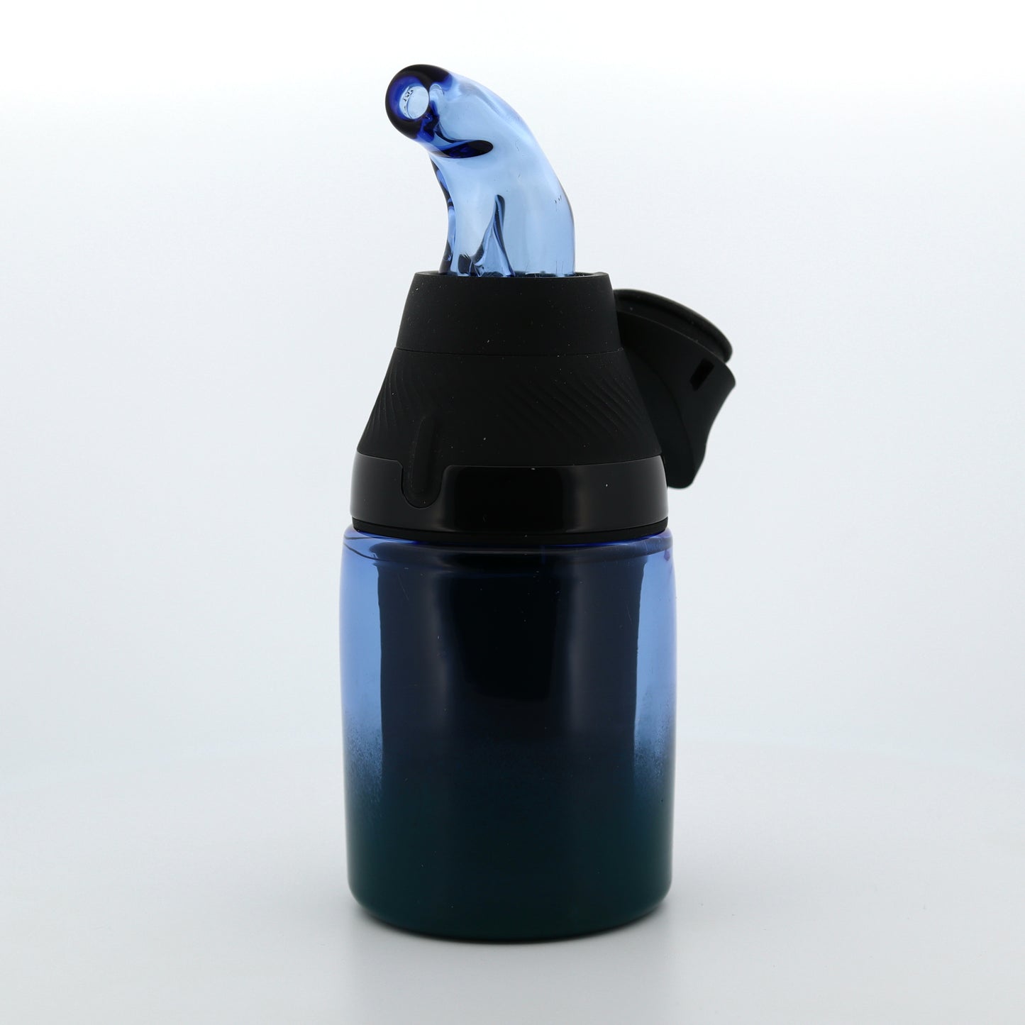 Shaggy Glass Blue & Green Frit “Tank & Snorkel” Set for Puffco Proxy Core