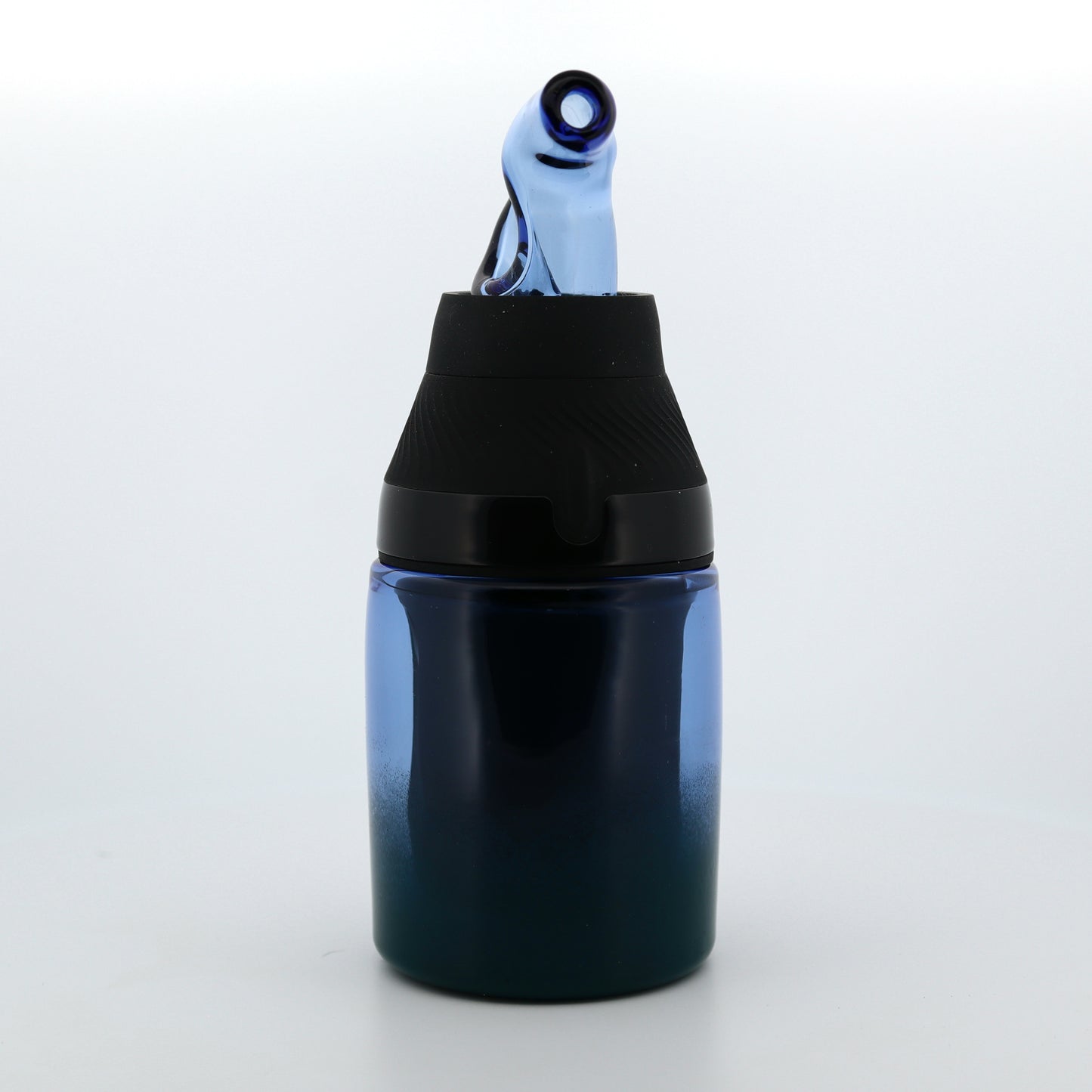 Shaggy Glass Blue & Green Frit “Tank & Snorkel” Set for Puffco Proxy Core