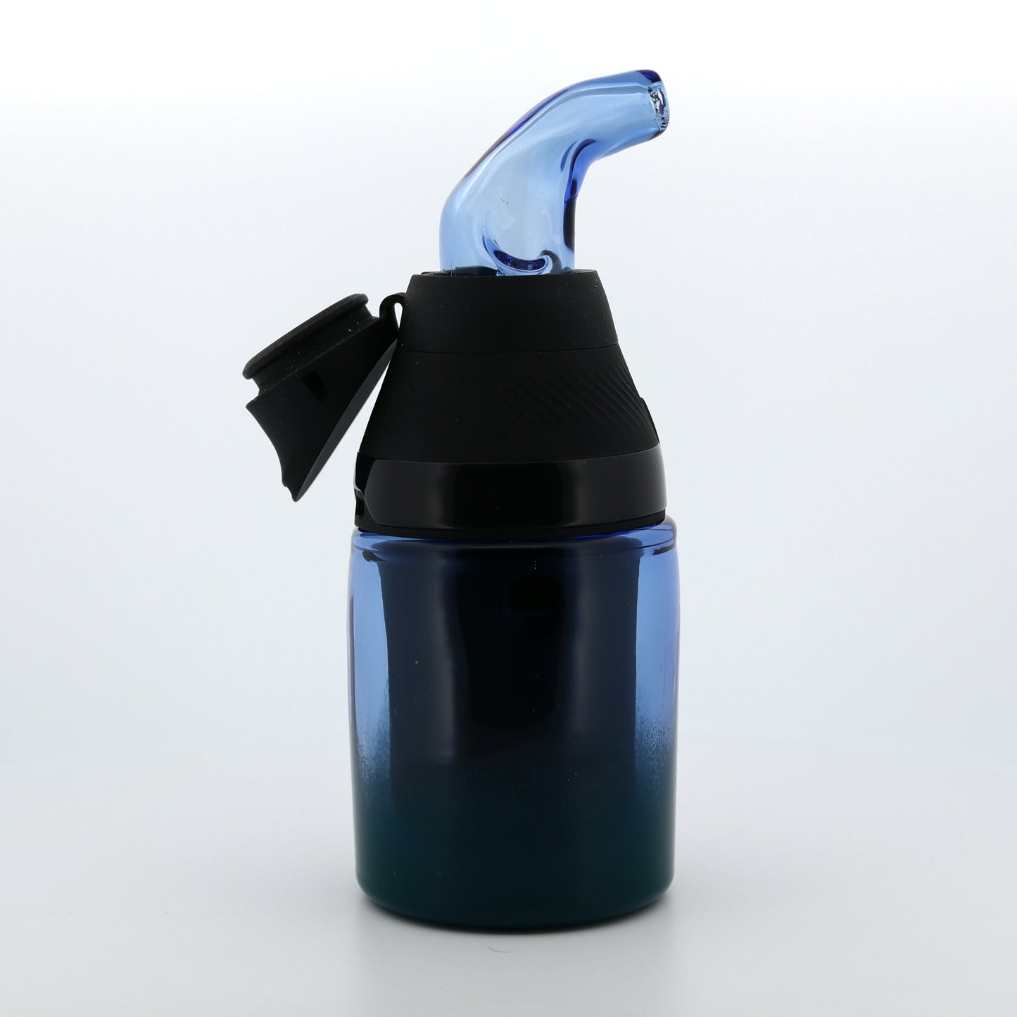 Shaggy Glass Blue & Green Frit “Tank & Snorkel” Set for Puffco Proxy Core