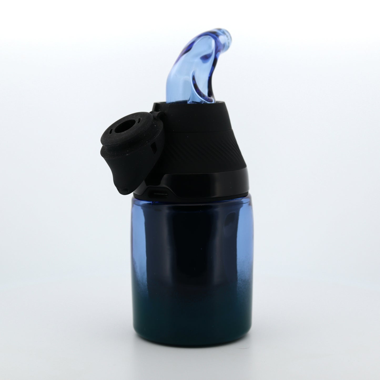 Shaggy Glass Blue & Green Frit “Tank & Snorkel” Set for Puffco Proxy Core