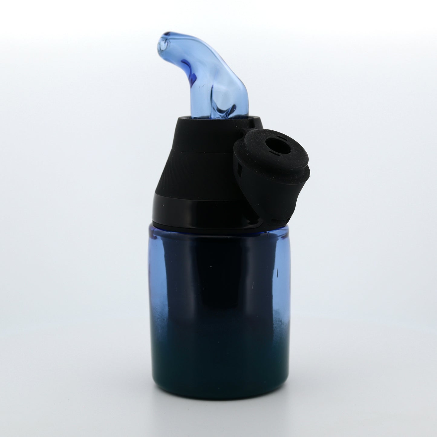 Shaggy Glass Blue & Green Frit “Tank & Snorkel” Set for Puffco Proxy Core