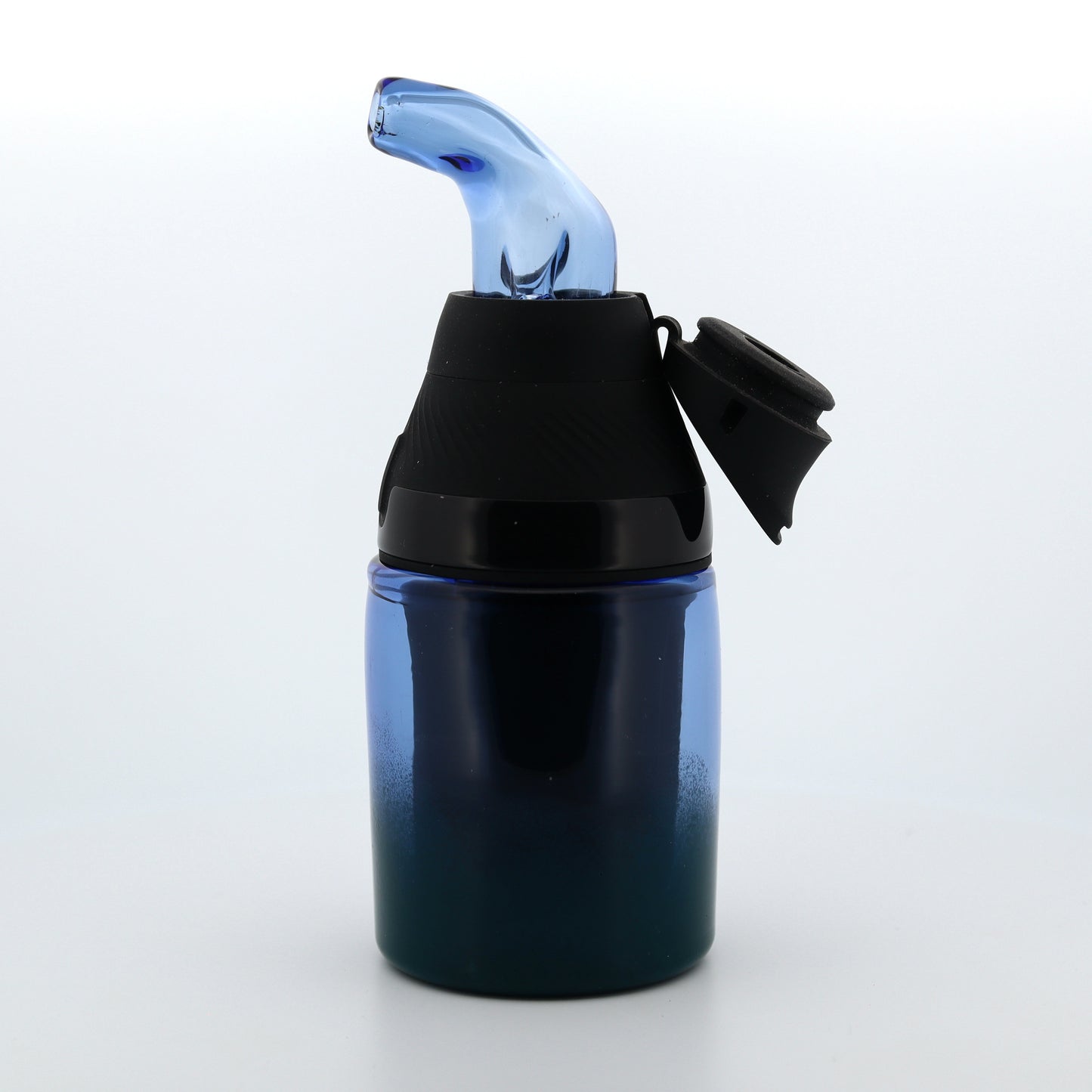 Shaggy Glass Blue & Green Frit “Tank & Snorkel” Set for Puffco Proxy Core