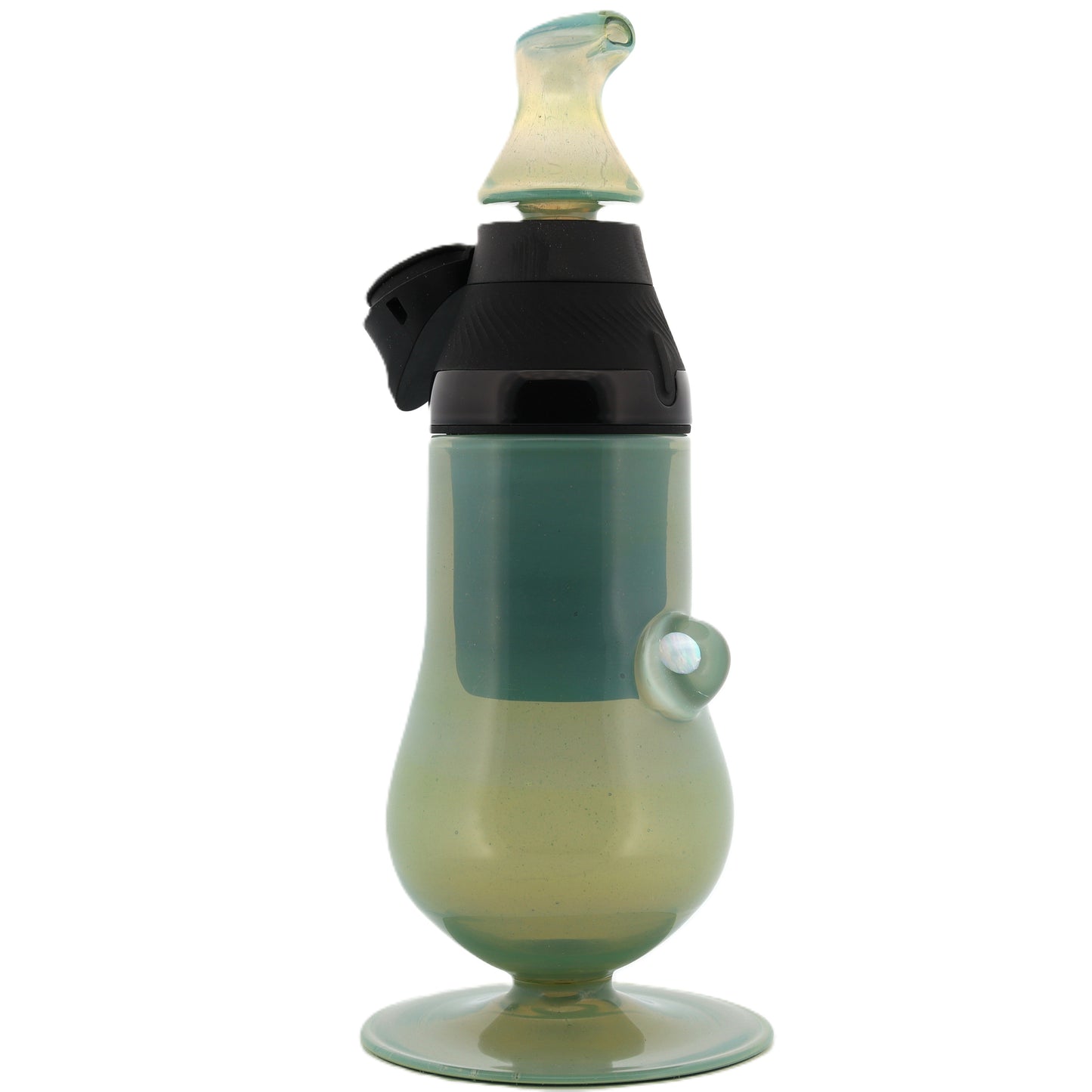 Eternal Flameworks Seafoam Honey with Opal Proxy Goblet & Mouthpiece Set