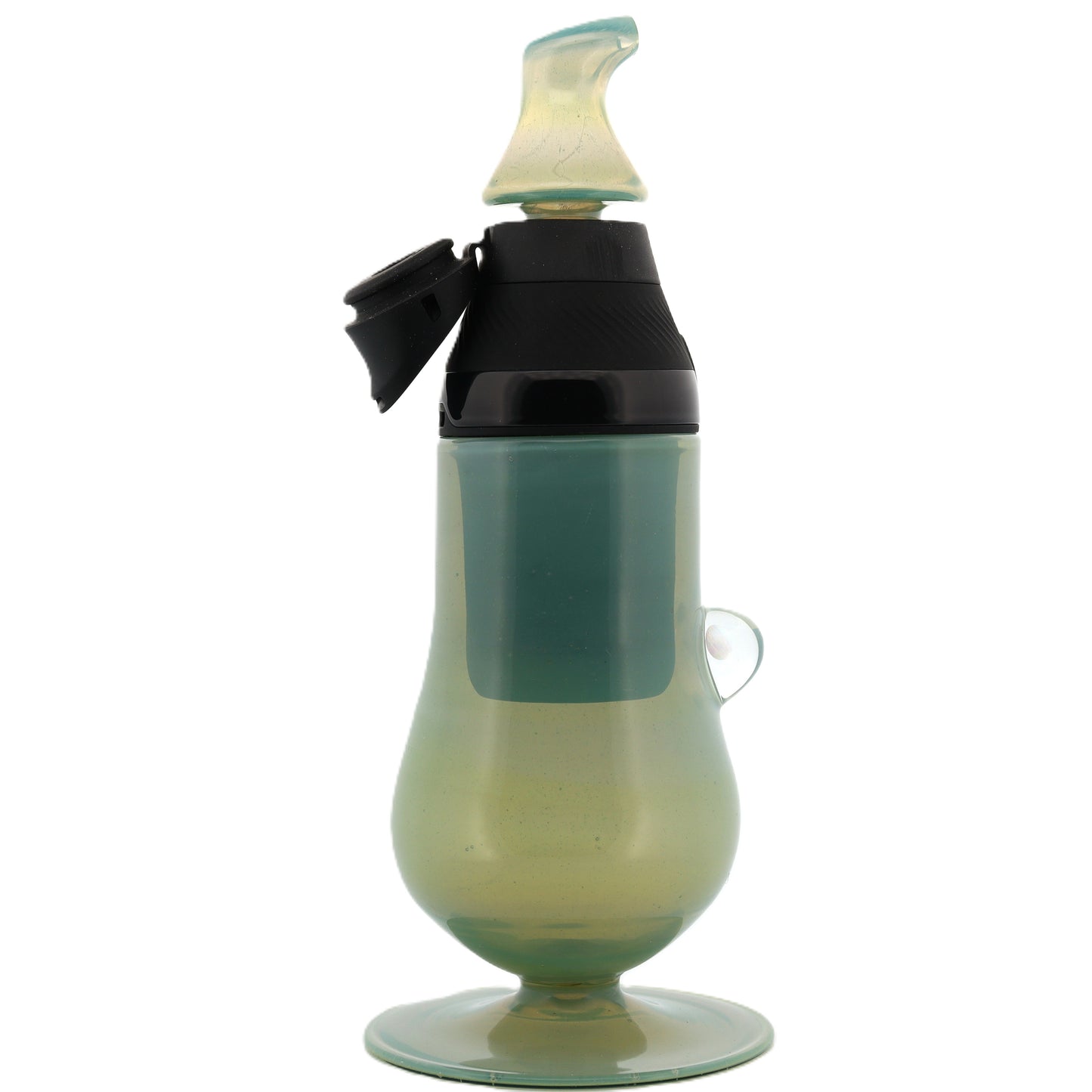 Eternal Flameworks Seafoam Honey with Opal Proxy Goblet & Mouthpiece Set