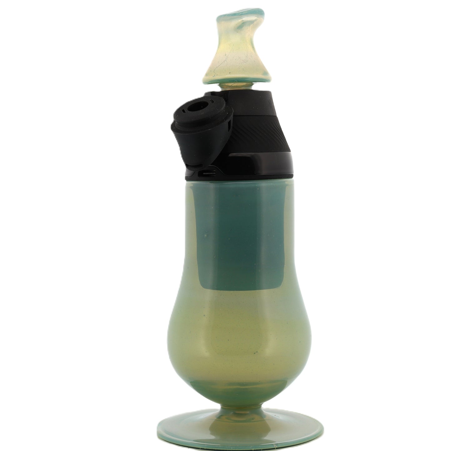 Eternal Flameworks Seafoam Honey with Opal Proxy Goblet & Mouthpiece Set