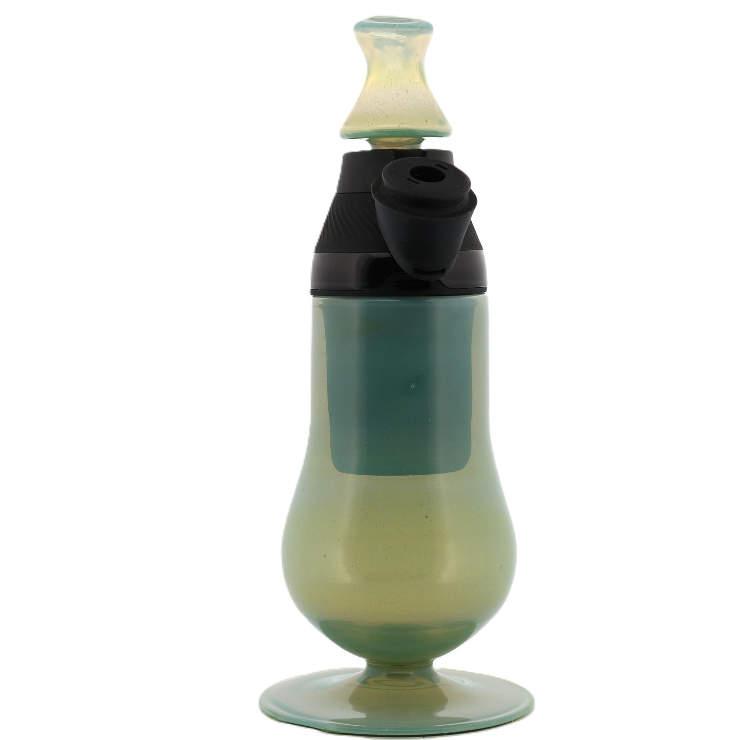 Eternal Flameworks Seafoam Honey with Opal Proxy Goblet & Mouthpiece Set