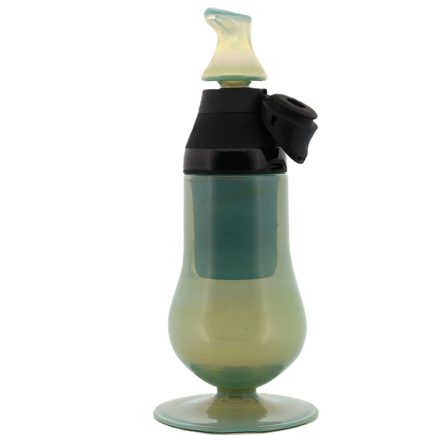 Eternal Flameworks Seafoam Honey with Opal Proxy Goblet & Mouthpiece Set