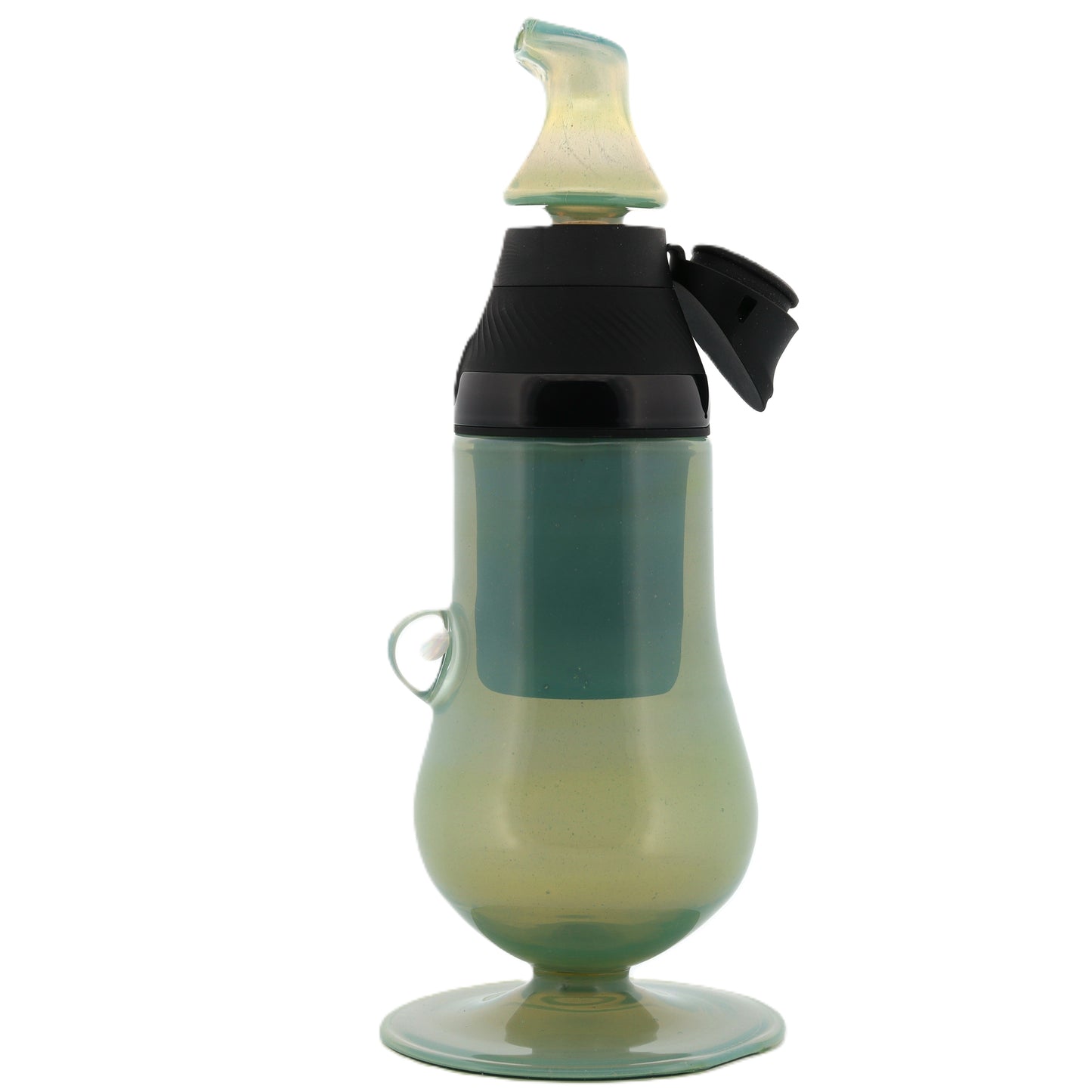 Eternal Flameworks Seafoam Honey with Opal Proxy Goblet & Mouthpiece Set
