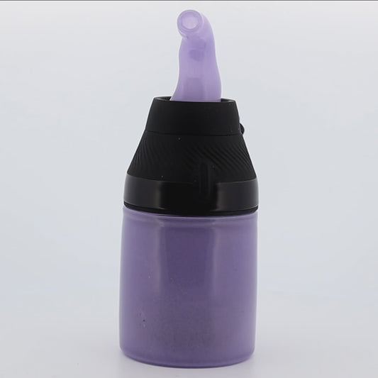 Shaggy Glass Lavender Frit “Tanks & Snorkel” Set for Puffco Proxy Core