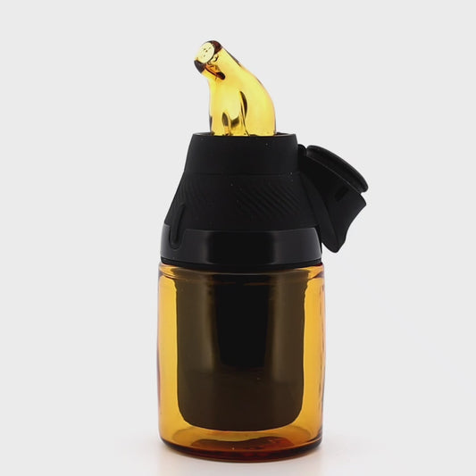 Shaggy Glass Golden Amber “Tank & Snorkel” Set for Puffco Proxy Core