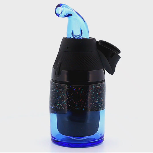 Shaggy Glass Blue & Opal “Tanks & Snorkel” Set for Puffco Proxy Core