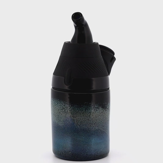 Shaggy Glass Smoky Blue Frit “Tank & Snorkel” Set for Puffco Proxy Core