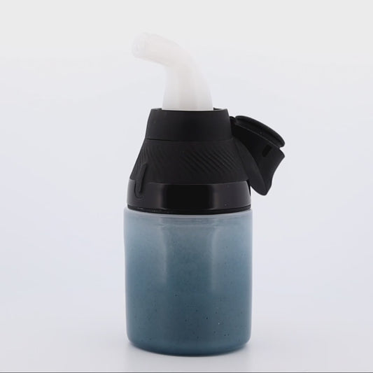 Shaggy Glass Sparkly Blue & White Frit “Tanks & Snorkel” Set for Puffco Proxy Core